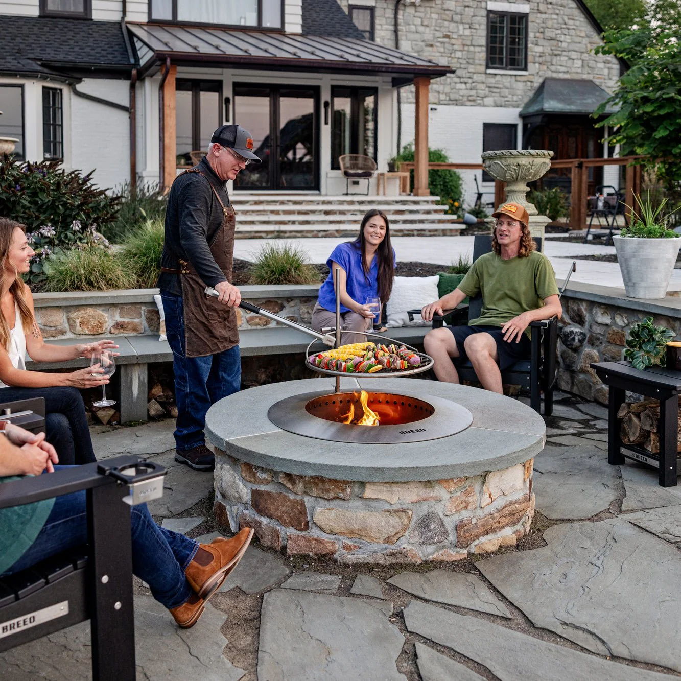 Zentro Stainless Steel Smokeless Fire Pit Insert - Image 4